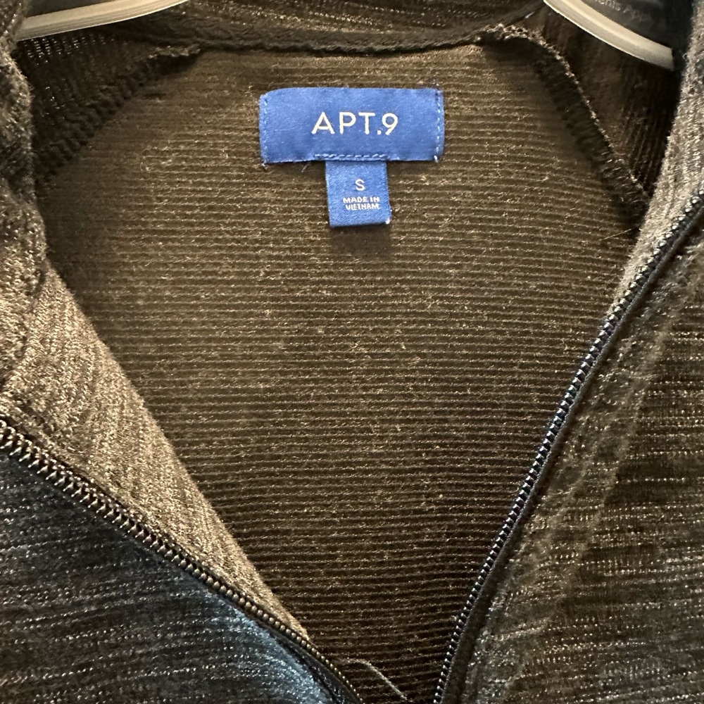 Apt 9 comfy pullover, grey, size small